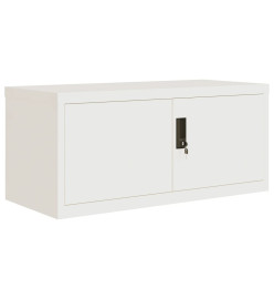 Classeur blanc 90x40x40 cm acier