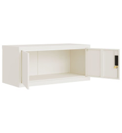 Classeur blanc 90x40x40 cm acier