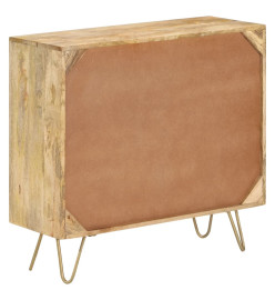 Buffet 80x30x75 cm Bois de manguier solide