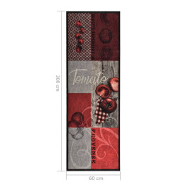 Tapis de cuisine lavable Tomates 60x300 cm