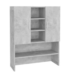 Meuble pour machine à laver Gris béton 70,5x25,5x90 cm