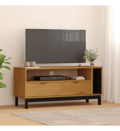 Meuble TV FLAM 110x40x50 cm bois massif de pin