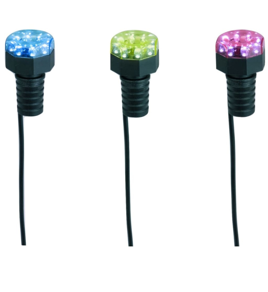 Ubbink Lampe d'étang sous-aquatique MiniBright 3 x 8 LED 1354019 Ubbink Lampe d'étang sous-aquatique MiniBright 3 x 8 LED 1354019