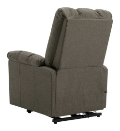 Fauteuil de massage Taupe Tissu