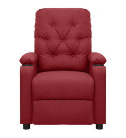 Fauteuil de massage Rouge bordeaux Tissu