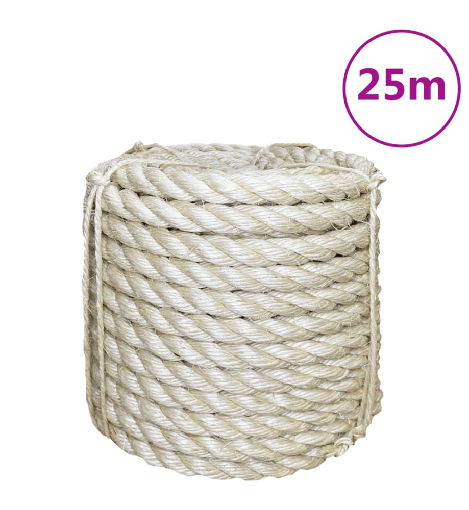 Corde 100 % sisal 16 mm 25 m