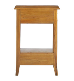 Table console avec tiroirs 50x30x75 cm bois d'acajou massif