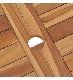 Salon de jardin 7 pcs Bois de teck massif