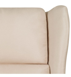 Fauteuil de massage Crème Tissu