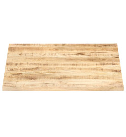 Dessus de table Bois de manguier solide 25-27 mm 80x80 cm