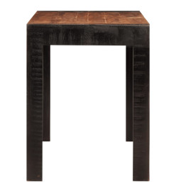 Table à dîner marron miel 120x60x76 cm bois de manguier massif