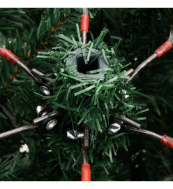 Sapin de Noël artificiel à charnières avec neige floquée 180 cm