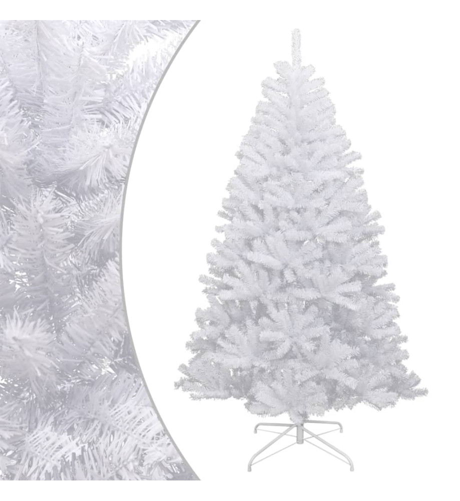 Sapin de Noël artificiel à charnières avec neige floquée 240 cm