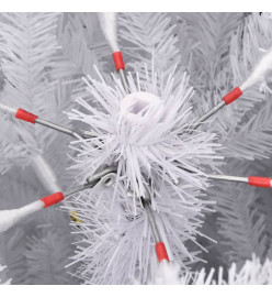 Sapin de Noël artificiel à charnières avec neige floquée 240 cm