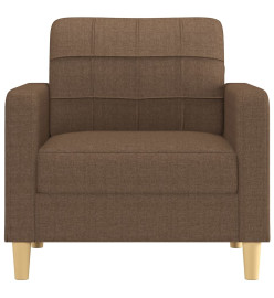 Fauteuil Marron 60 cm Tissu