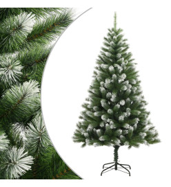 Sapin de Noël artificiel à charnières avec neige floquée 120 cm