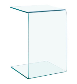 Table d'appoint 40x40x60 cm Verre trempé