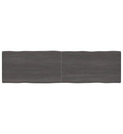 Dessus de table bois chêne massif traité bordure assortie