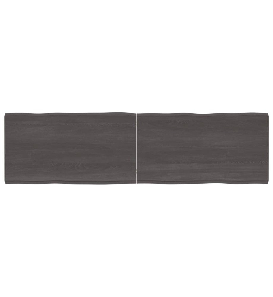 Dessus de table bois chêne massif traité bordure assortie