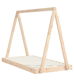 Cadre de lit pour enfant 80x160 cm bois de pin massif