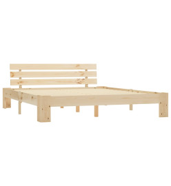 Cadre de lit Bois de pin massif 180 x 200 cm
