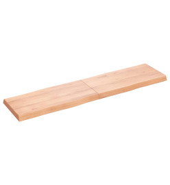 Dessus de table bois chêne massif traité bordure assortie