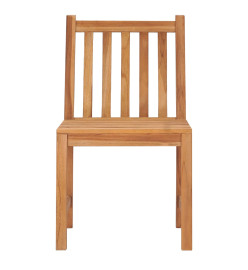 Ensemble de salle à manger de jardin 5 pcs Bois de teck solide