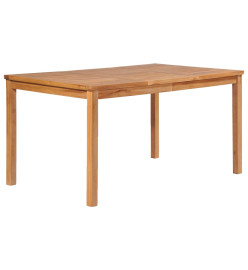 Ensemble de salle à manger de jardin 5 pcs Bois de teck solide