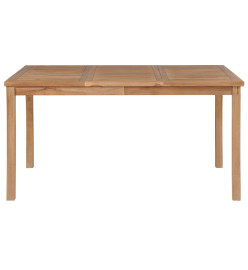 Ensemble de salle à manger de jardin 5 pcs Bois de teck solide