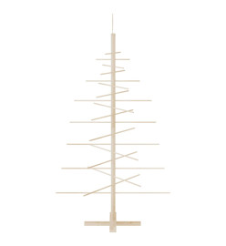 Arbre de Noël en bois pour décoration 150 cm bois massif de pin