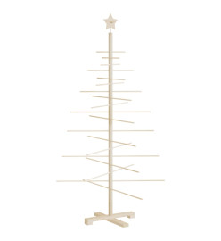 Arbre de Noël en bois pour décoration 150 cm bois massif de pin