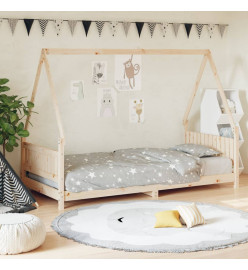 Cadre de lit pour enfants 90x200 cm bois de pin massif