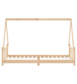 Cadre de lit pour enfants 90x200 cm bois de pin massif