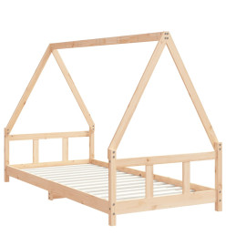 Cadre de lit pour enfants 90x200 cm bois de pin massif