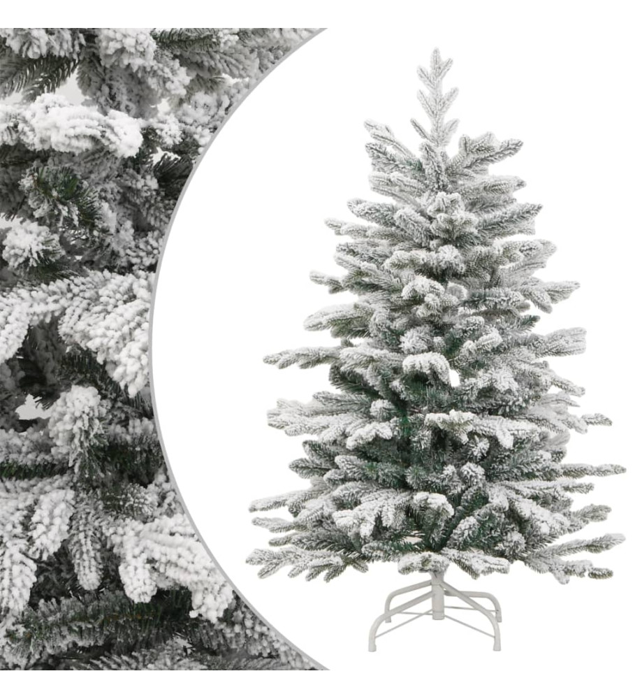 Sapin de Noël artificiel à charnières avec neige floquée 180 cm Sapin de Noël artificiel à charnières avec neige floquée 180 cm