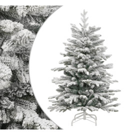 Sapin de Noël artificiel à charnières avec neige floquée 120 cm