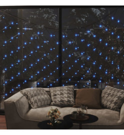 Filet lumineux bleu de Noël 4x4 m 544 LED Intérieur/extérieur