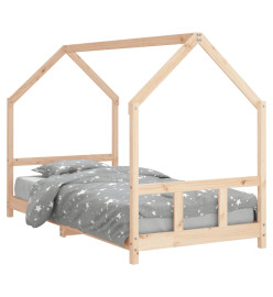 Cadre de lit pour enfants 90x200 cm bois de pin massif