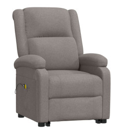 Fauteuil de massage Taupe Tissu