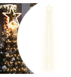 Guirlande de sapin de Noël 320 LED blanc chaud 375 cm