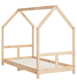 Cadre de lit pour enfant 80x160 cm bois de pin massif