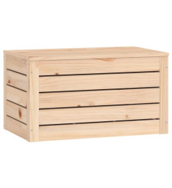 Boîte de rangement 59,5x36,5x33 cm Bois massif de pin