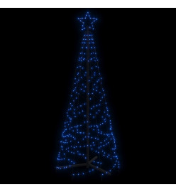 Arbre de Noël cône 200 LED Bleues 70x180 cm