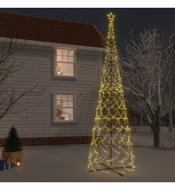 Arbre de Noël cône 3000 LED Blanc chaud 230x800 cm