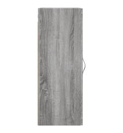 Armoire murale sonoma gris 34,5x34x90 cm