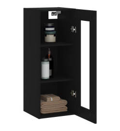 Armoire murale noir 34,5x34x90 cm