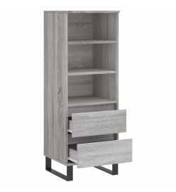 Buffet haut Sonoma gris 40x36x110 cm Bois d'ingénierie