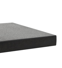 Socle de parasol Granite 28,5 kg Carré Noir