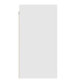 Armoire suspendue Blanc brillant 80x31x60 cm Aggloméré