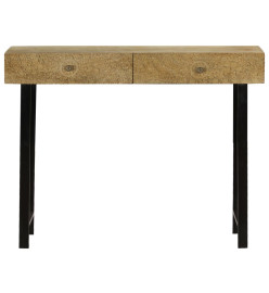 Table console Bois de manguier massif 102 x 30 x 79 cm